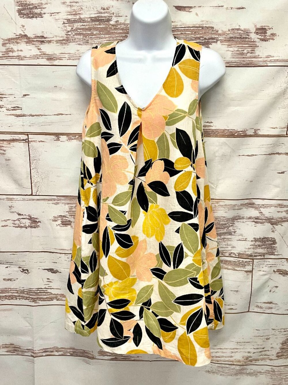 Rachel Zoe Trapeze Linen Swing Dress